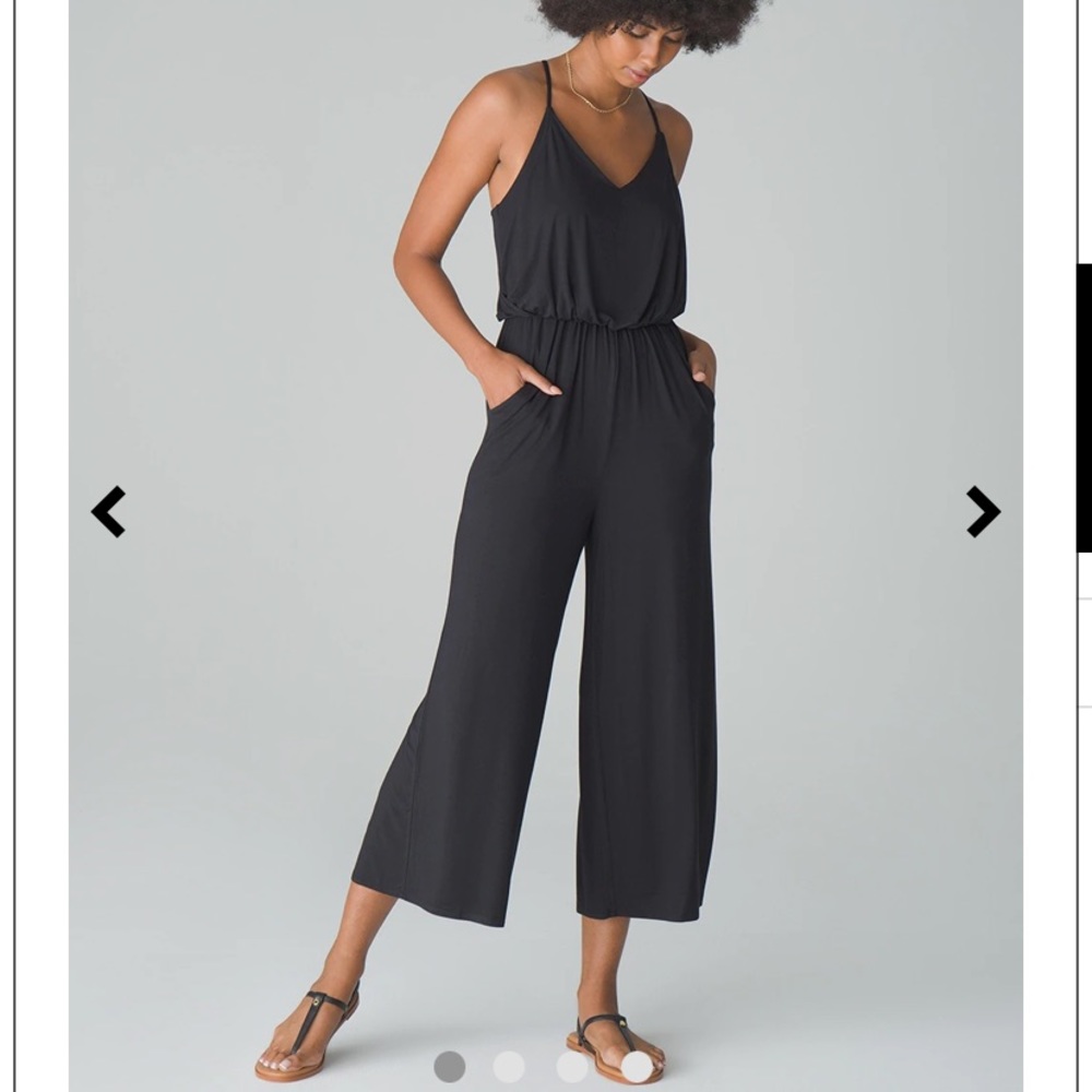 Soma Wide Leg Spaghetti strap Jumpsuit, size large